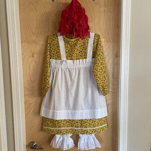Homemade Raggedy Ann Costume – Vintage 80s